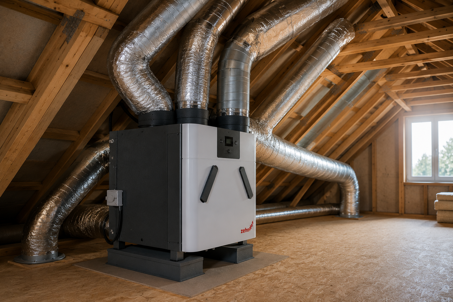Système de ventilation installé dans une habitation