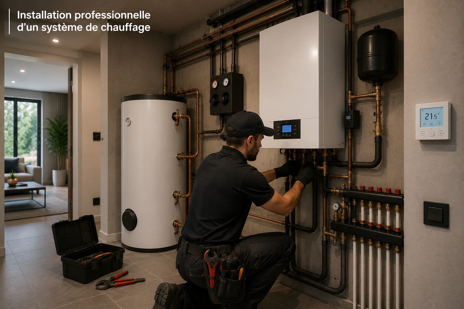 Installation professionnelle d’un système de chauffage