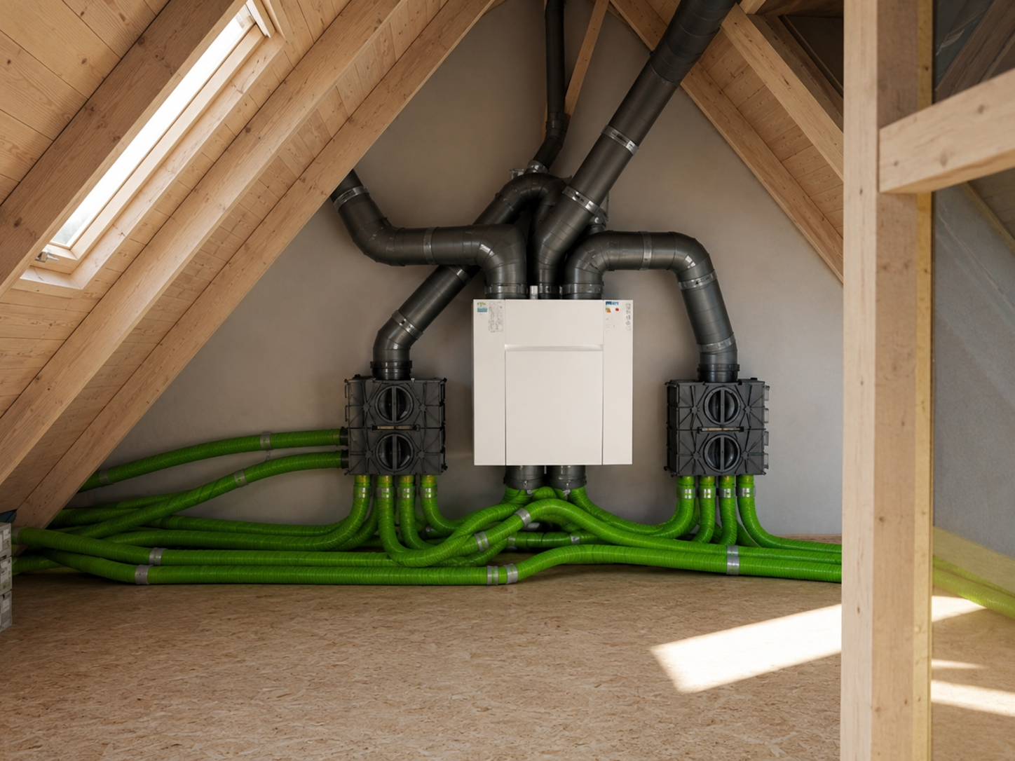 Installation professionnelle d’un système de ventilation VMC